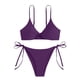thumbnail image 2 of Traje de baño para mujer, estilo bikini de Europa y América, con efecto lavado, para mujer., 2 of 4