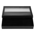 thumbnail image 2 of Matsuzay Ud. Exquisito y práctico fino 36 ranuras Almacenamiento de anillos Caja de presentación de orejas Organizador de joyas Titular Ventana Almacenamiento y organización del hogar Matsuzay HA018778-00, 2 of 6