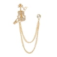 thumbnail image 1 of Broche de solapa Yuyangstore Cadenas colgantes para hombres Dorado, 1 of 8