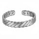thumbnail image 1 of Fiudx Pulsera Magnética, Diseño de Titanio, Oro y Carbono, Terapia Magnética Que Mejora La Salud, Ajuste Elástico Elegante, Accesorio de Bienestar y Fitness, Unisex, Construcción de Metal Resistente., 1 of 2