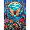 thumbnail image 1 of 5D DIY Taladro Mariposa Rosa Kit Del 30x40 Cm, 1 of 9