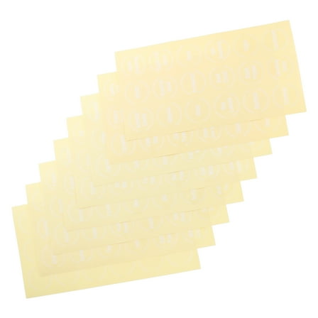 unbranded  8 Sheets Labels for Food Containers Small Bottle Stickers Transparent