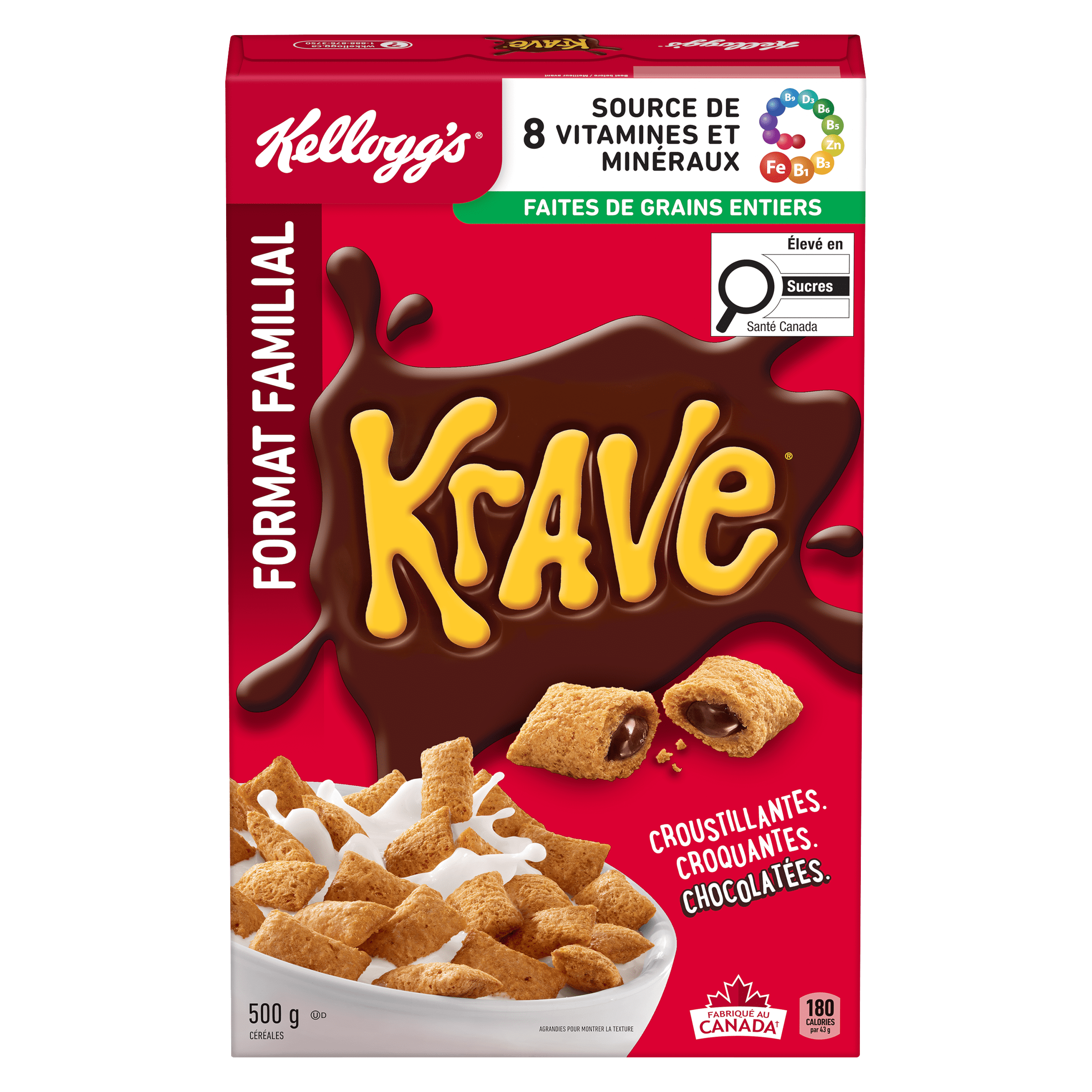 Kellogg's Krave* Cereal 500g, Kellogg's Krave* Cereal 500g