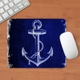 thumbnail image 3 of CafePress - Nautical Navy Blue Anchor Mousepad - Non-slip Rubber Mousepad, Gaming Mouse Pad, 3 of 6