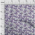 thumbnail image 2 of oneOone Velvet Purple Fabric Floral Craft Projects Decor Fabric Printed By The Yard 58 Inch Wide, 2 of 5