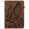 thumbnail image 2 of Dteck Samsung Galaxy Tab A 8.0" 2019 Case, Samsung T290 Case, Embossed Butterfly Flip Stand Case For Samsung Galaxy Tab A 8.0 2019 T290 T295, Brown, 2 of 7