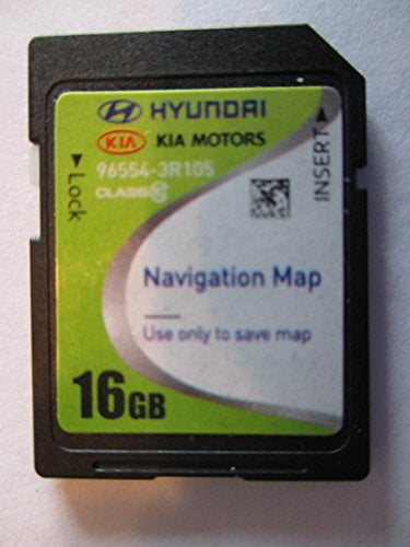 3R105 2014 2016 KIA CADENZA Navigation MAP Sd Card GPS UPDATE U.S.A OEM PART # 96554-3R105 16GB 4.X USA OEM PART 