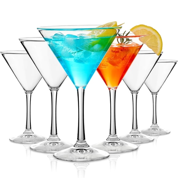 Vasos Martini Hlukana, irrompibles, 300 ml, juego de 6 unidades, transparentes