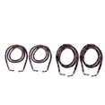 thumbnail image 1 of Correa de gafas de sol para gafas 4pcs para adultos, niños, 76 cm, morado / negro, 1 of 9