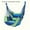 Blue-green, variant on 1pc Handwoven Hammock Chair Swing, Fabric Hanging Chair for Indoor and Outdoor Use Sturdy and Comfortable