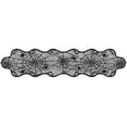 thumbnail image 2 of AKEGAMN 14*48 Inch Halloween Table Runner Black Tablecloth Polyester Lace Table Runner For Halloween Dinner Table Decorations ◆DESIGN: It will not open the thread and draw the thread. Exquisite edge, 2 of 9