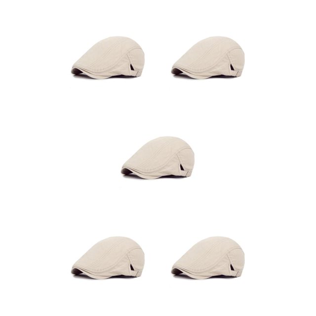 Guardurnaity Boinas de algodón portátiles transpirables para hombres y mujeres, reemplazo para adultos, a prueba de sol, sombrero con visera Type8 NO8