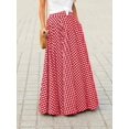 thumbnail image 6 of Elegant Women's Skirt,High-Waisted, Wide-Sweep, Flowy A-Line Skirt, 6 of 8