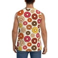 thumbnail image 4 of Kdxio Donut for Men's Muscle T-shirt,Sleeveless for Workout Running Athletic Gym Lounge Casual, 4 of 7