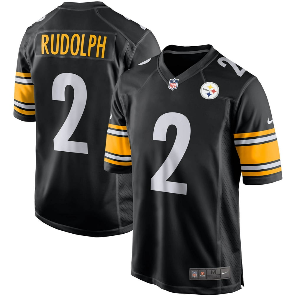 Mason Rudolph Pittsburgh Steelers Nike Game Player Jersey - Black ...