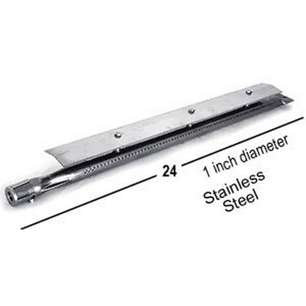Viking Gas Grill Replacement Gas Burner Straight 24" x 1" Stainless