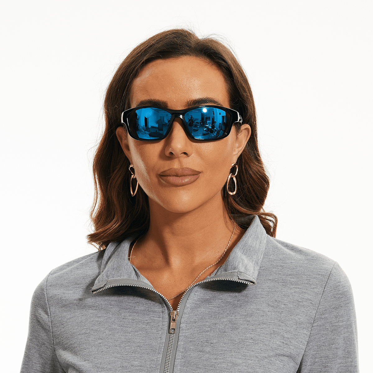 Buy BNUS Sunglasses for Men & Women, Polarized glass lens, Color