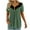 Army Green, variant on Fanxing Work Shirts to Hide Belly Women Wine Lace Trim Tops Loose Fitting Tunic Tops to Wear with Leggings S-5XL