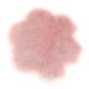 thumbnail image 1 of Alfombra de pelo largo artificial, cojín de yoga peludo, tapete de meditación Rosa claro, 1 of 4