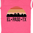 thumbnail image 4 of Inktastic El Paso Texas Skyline Retro Boys or Girls Baby Bodysuit, 4 of 5