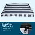 thumbnail image 5 of PETMAKER 44in Water-Resistant Dog Bed with Removable Washable Cover (Navy), 5 of 10
