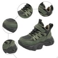 thumbnail image 4 of Zshosam Little Girl Shoes Baby Shoes Girls Walking Shoes Non-Slip Toddler Breathable Sneakers Infant Sneakers Size 2,(Green Big Kids 2), 4 of 5