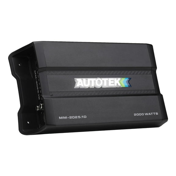 Autotek MM-2025.1D The MEAN MACHINE 2,000-Watt Monoblock Compact Class D Amp with Wired Bass Remote