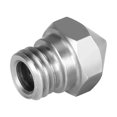 thumbnail image 2 of 3D Printer Nozzle Metal Extruder Nozzle 3D Nozzle 3D Printer Extruder Printer Accessory Replacement for MK10, Stainless Steel, 1.75/1.0mm, 2 of 6