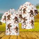 thumbnail image 3 of Nuevas camisetas de manga corta para hombre, divertidas, gorila, hibisco, holgadas y transpirables, camisetas hawaianas con estampado 3D, camisetas para fiestas en la playa, 3 of 5