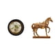 thumbnail image 1 of Marco de fotos antiguo europeo de resina con escultura ornamentada y figura de caballo para una elegante decoración retro del hogar y la oficina., 1 of 8
