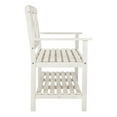 thumbnail image 4 of Safavieh Mayer Indoor/Outdoor 2 Seat Bench with Lower Tier, 4 of 10