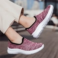 thumbnail image 6 of YOURDIARY Women's Sneakers Lightweight Walking Shoes Breathable Slip-on Flats, 6 of 8