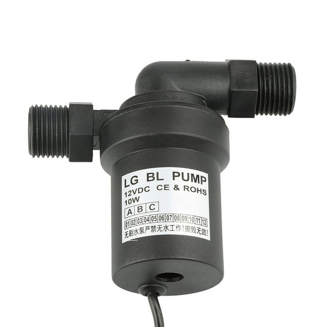 Bomba de Agua Solar de Alta Temperatura DC 12V 10W ANGGREK Calentador de Agua sin Escobillas Impermeable