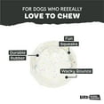 thumbnail image 4 of BARK Super Chewer Throw Some Glitter Ball Birthday Party Ball Multicolor Rubber Dog Toy, for Small to Medium Dogs, 4 of 9