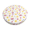 thumbnail image 1 of Disketp Tropical Fruit Funda Redonda para Taburete, Funda de Cojín para Silla de Bar Suave y Elástica-12 inch, 1 of 7