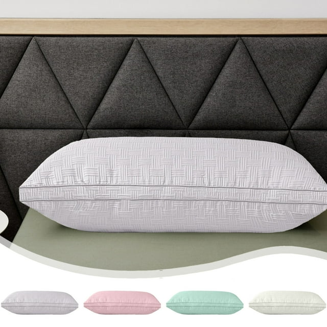 Almohada de tejido supersuave, tamaño estándar, transpirable, decorativa, para el hogar, soporte cómodo, tacto lujoso, decoración relajante. Blaxill