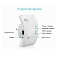 thumbnail image 4 of Repetidor WiFi inalámbrico, enrutador extensor de WiFi, amplificador de señal WiFi, repetidor de largo alcance, punto de acceso de repetidor WiFi de 300 Mbps, 4 of 4