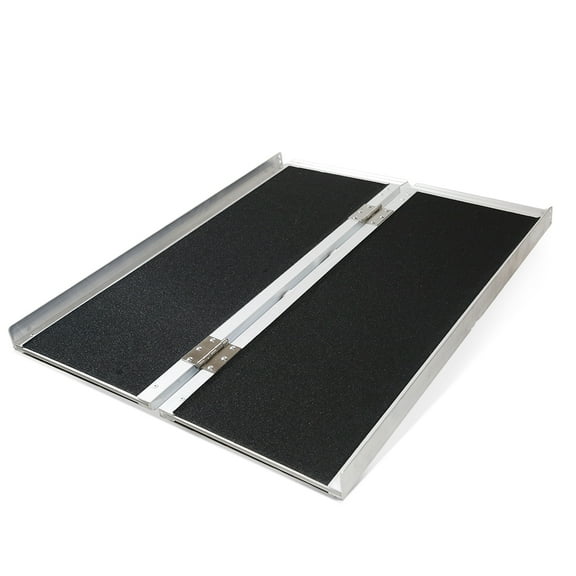 AllCure  3' (36" x 31") Extra Wide Aluminum Foldable Wheelchair Loading Ramp