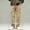 Khaki, variant on Men's Stretch Cargo Pants, Relaxed Fit Flex Cotton Ripstop Utility Trousers with Muti Pockets for Work, Outdoor & Travel Big and Tall Size S-4XL Khaki