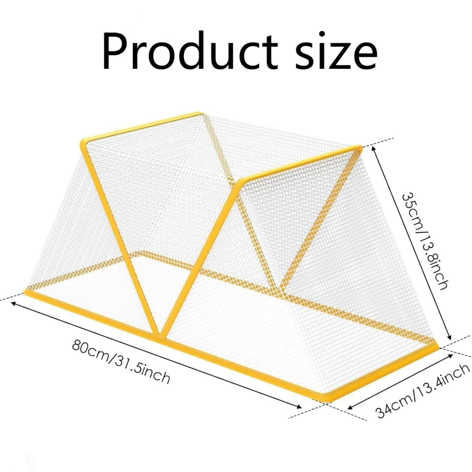 Garden Row Accelerator Plants Cover Foldable Raised Garden Beds Greenhouse Cover Vegetable Rows Plant Protector Plant Net Cage Guard Greenhouse Cover 1 Pc 80 x 34 x 35 cm