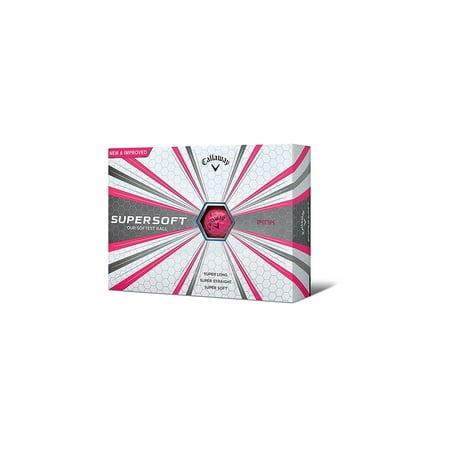 Callaway Supersoft Golf Balls 12pk - Pink