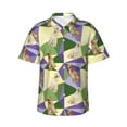 thumbnail image 2 of Xecao Labrador Retriever Dog print Hawaiian shirt - a stylish short-sleeve button-down for men, perfect for casual beach and tropical outings., 2 of 9