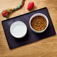 thumbnail image 2 of Vibrant Life Medium Silicone Pet Feeding Mat, Black, 19" x 12", 2 of 5