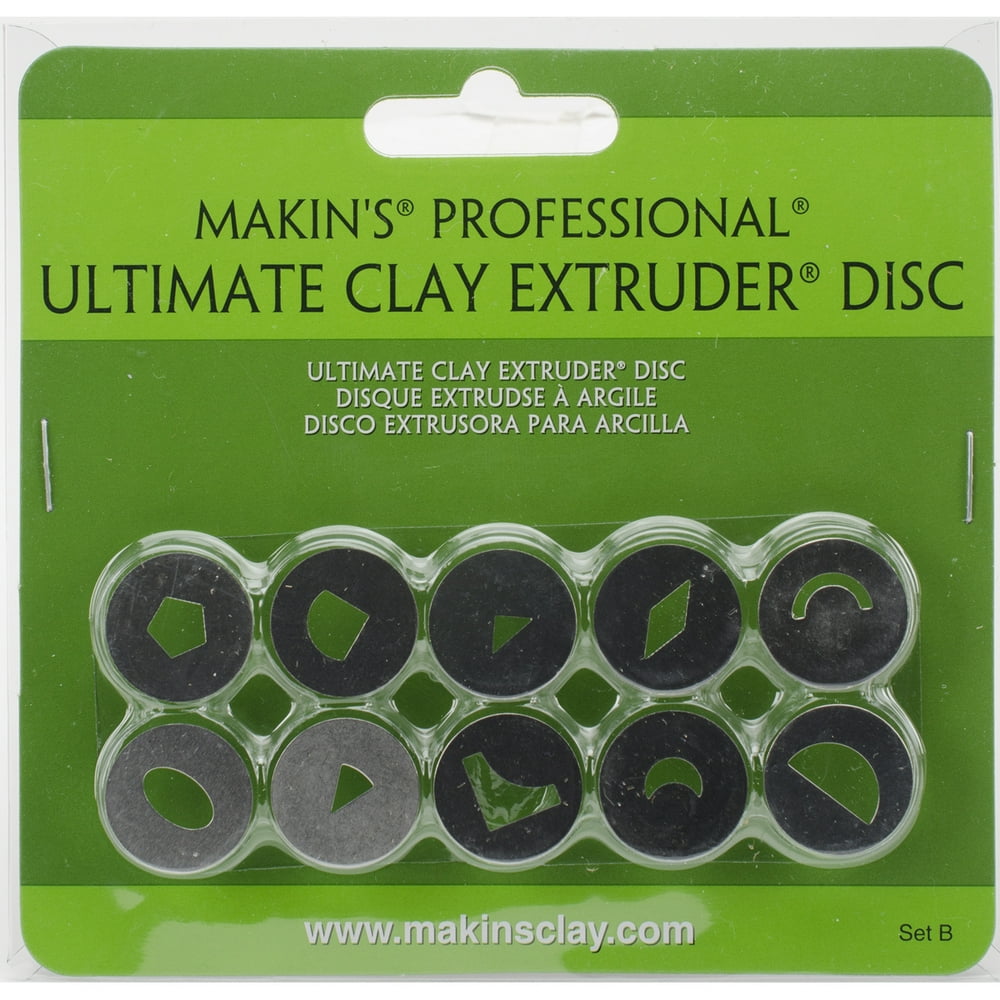 Makin's Professional Ultimate Clay Extruder Discs 10/PkgSet B
