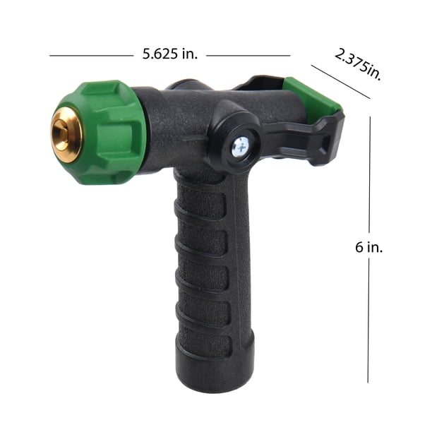 Expert Gardener Fireman Watering Nozzle with Adjustable Tip Spray