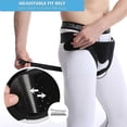 thumbnail image 4 of Men's Inguinal Hernia Support Band Adjustable Inguinal Strap With 2 Removable Compression Pads Breathable Waistband For Single Or Double Inguinal Or S, 4 of 5