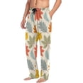 thumbnail image 5 of GZHJMY Thanksgiving Maple Leaf Pajama Pants For Men, Men's Separate Bottoms, Lounge Pants with Pockets, Christmas New Year Birthday Gifts, Large, Christmas New Year Birthday Gifts, Large, 5 of 7