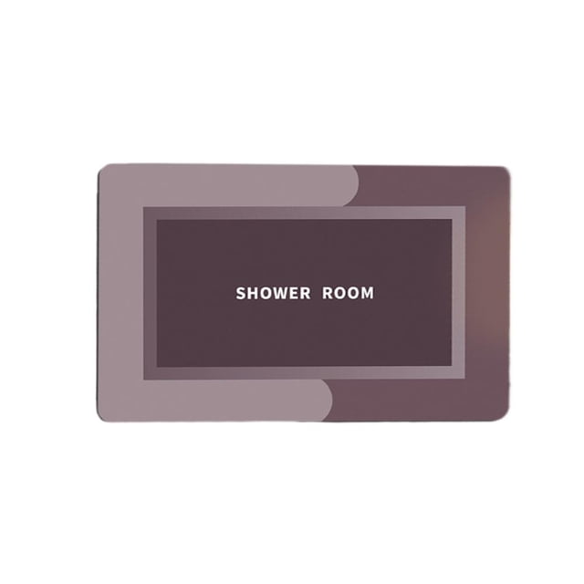Feltree Quick-Dry Bathroom Floor Mat with Textured Surface, Non-Absorbent Shower Rug for Wet Room Safety, Easy-Clean Rubber Backing & Modern Décor