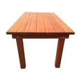 thumbnail image 2 of Best Redwood 108" Farmhouse Solid Wood Dining Table in Natural Heart Stain, 2 of 3