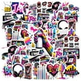 thumbnail image 3 of 35pcs Colorful Urban Sticker Pack Retro Graffiti Decals Art Kids Stickers for Suitcase Laptop Guitar, 3 of 9
